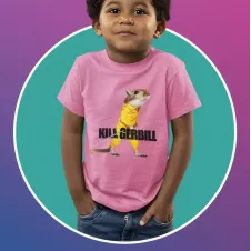 KILL GERBILL t-shirt enfant unisexe - col rond - 100% coton - 150g/m²