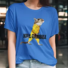 KILL GERBILL t-shirt femme - col rond - 100% coton - 190g/m²