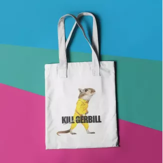 KILL GERBILL tote bag 100% coton - 140g/m²