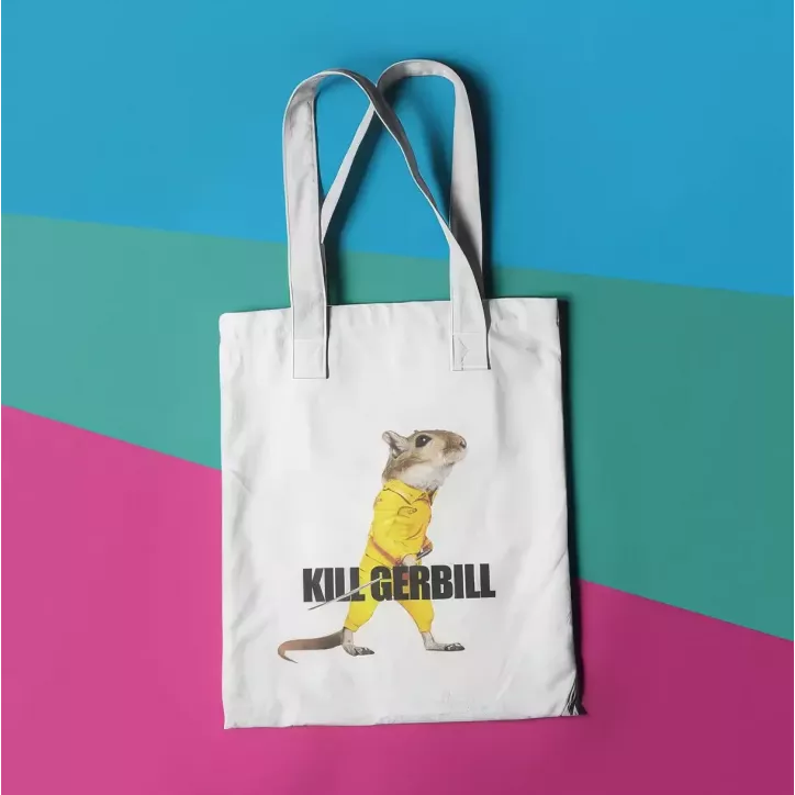 KILL GERBILL tote bag 100% coton - 140g/m²