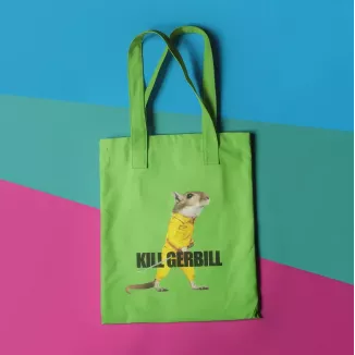 KILL GERBILL tote bag 100% coton - 140g/m²