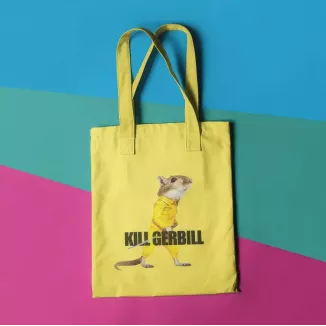 KILL GERBILL tote bag 100% coton - 140g/m²