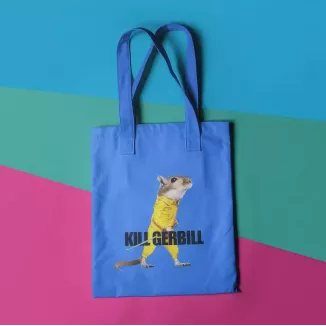 KILL GERBILL tote bag 100% coton - 140g/m²