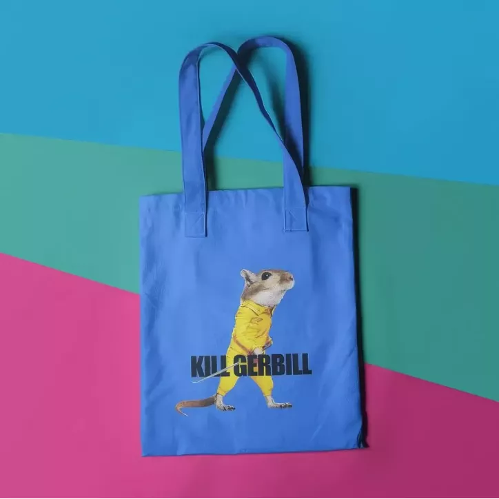 KILL GERBILL tote bag 100% coton - 140g/m²