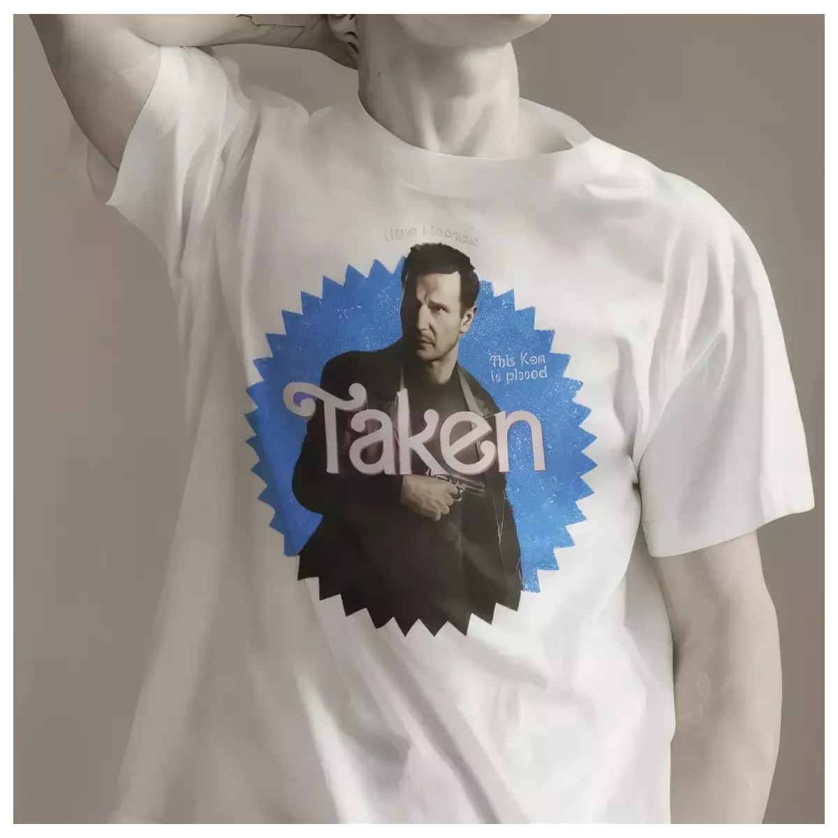 TAKEN t-shirt homme - col rond - 100% coton - 190g/m²