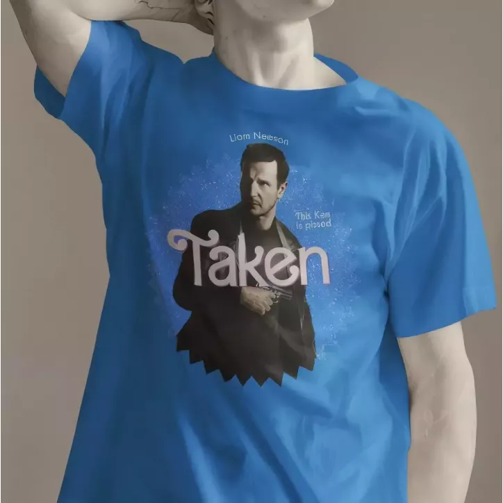 TAKEN t-shirt homme - col rond - 100% coton - 190g/m²