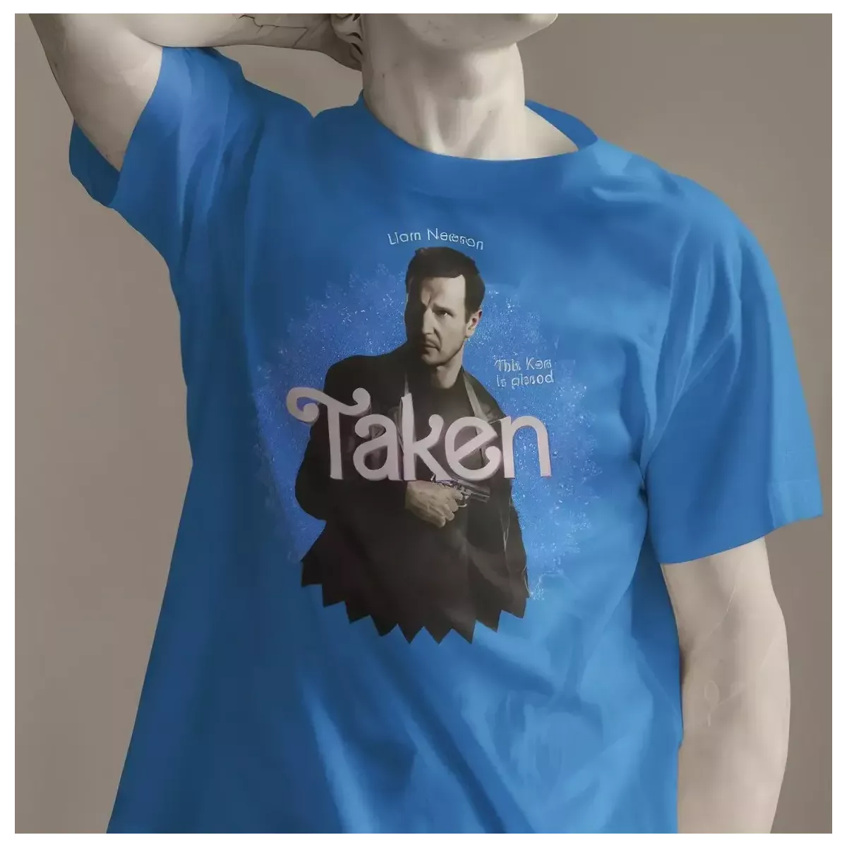 TAKEN t-shirt homme - col rond - 100% coton - 190g/m²