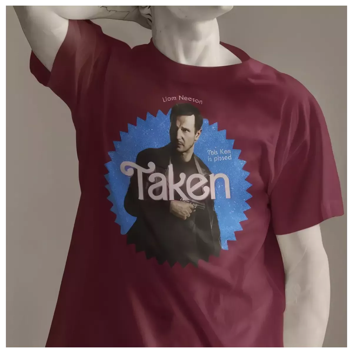 TAKEN t-shirt homme - col rond - 100% coton - 190g/m²