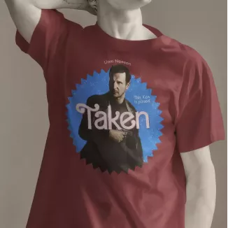 TAKEN t-shirt homme - col rond - 100% coton - 190g/m²