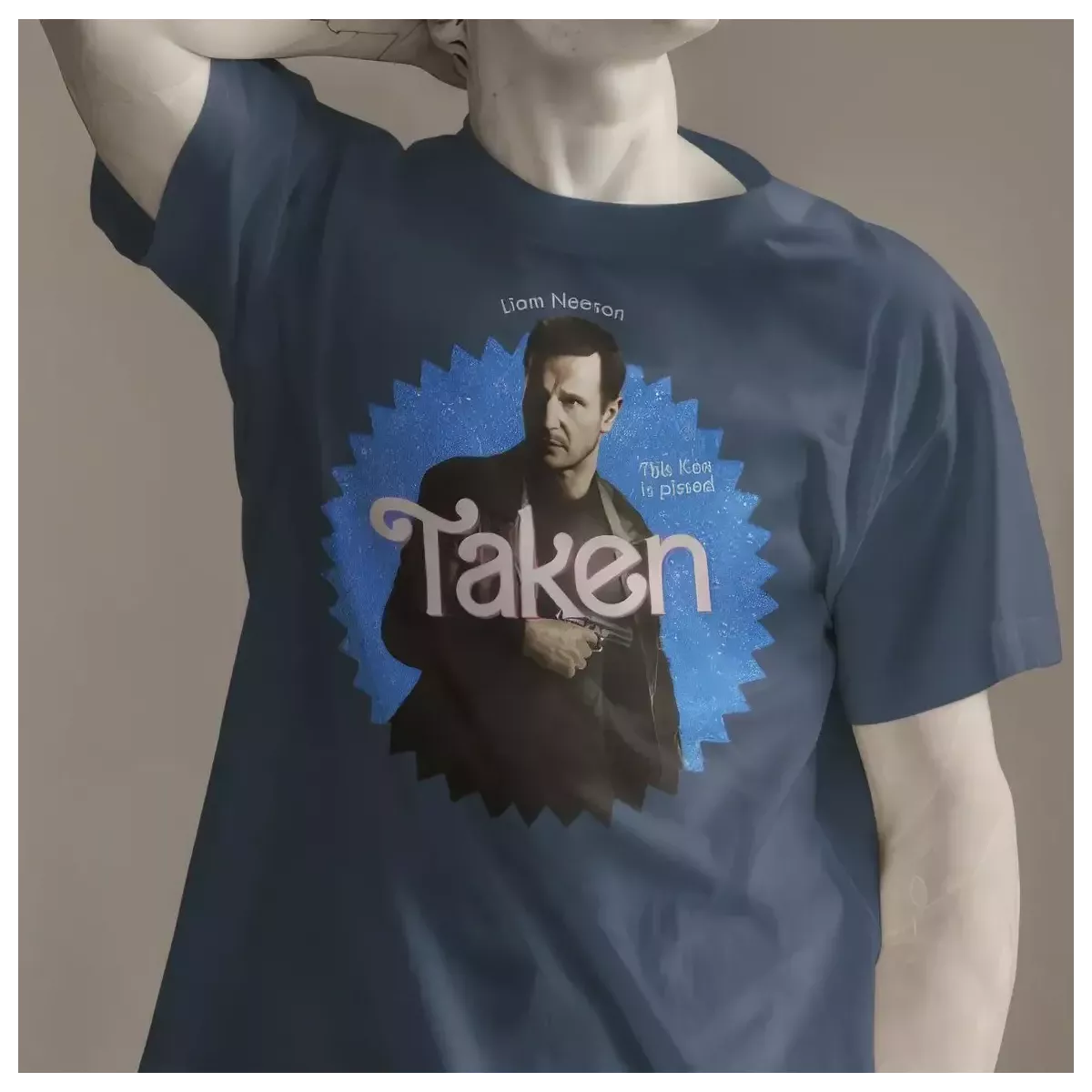 TAKEN t-shirt homme - col rond - 100% coton - 190g/m²