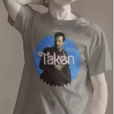 TAKEN t-shirt homme - col rond - 100% coton - 190g/m²