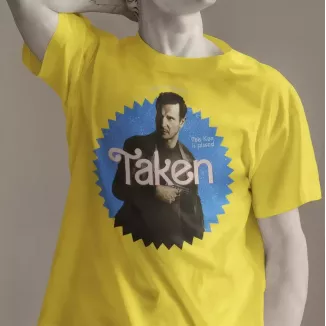 TAKEN t-shirt homme - col rond - 100% coton - 190g/m²