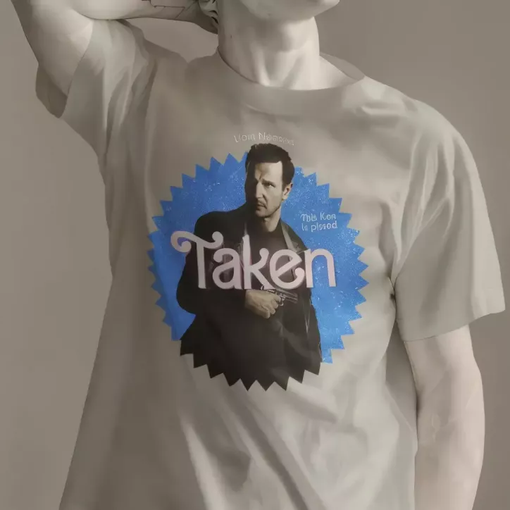 TAKEN t-shirt homme - col rond - 100% coton - 190g/m²