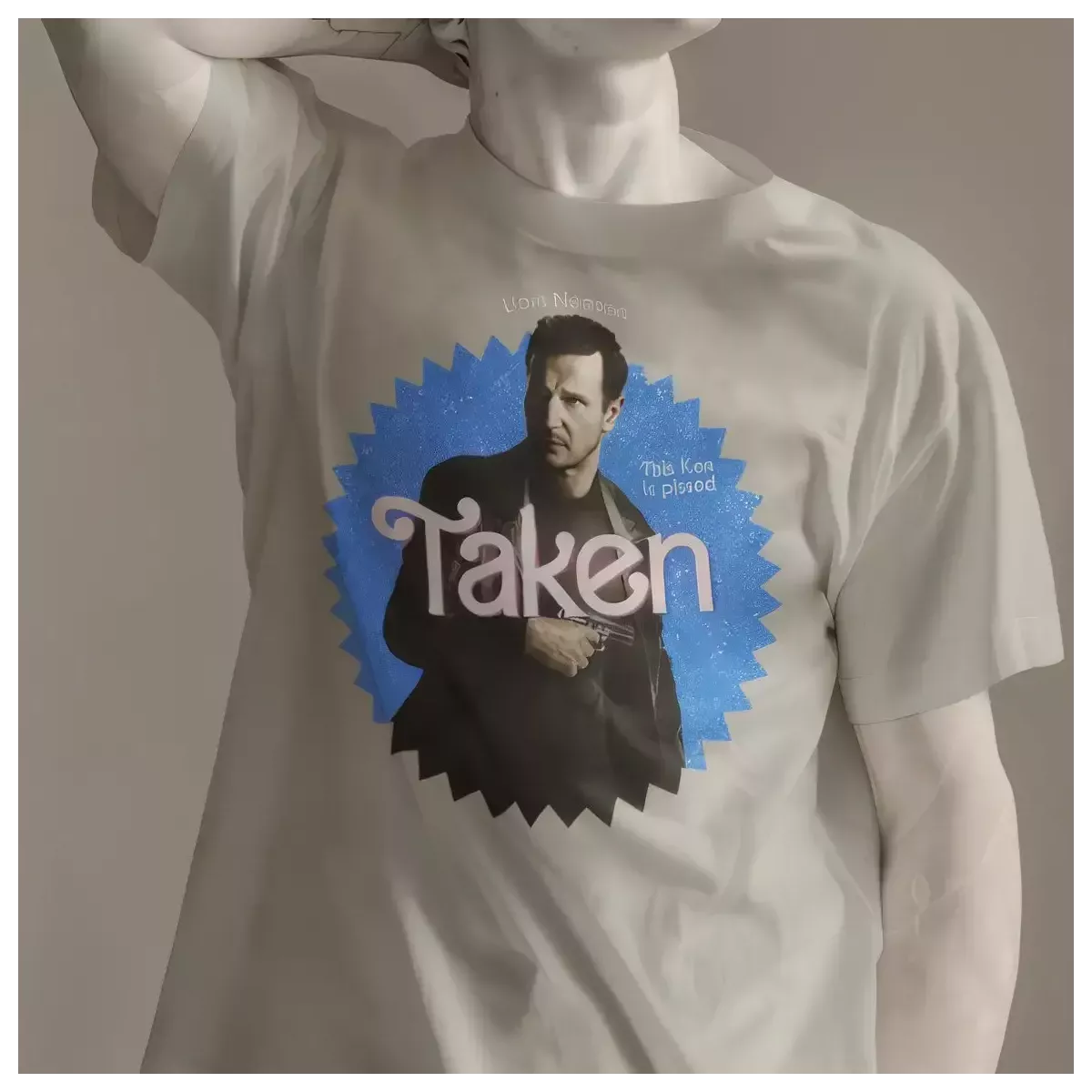 TAKEN t-shirt homme - col rond - 100% coton - 190g/m²