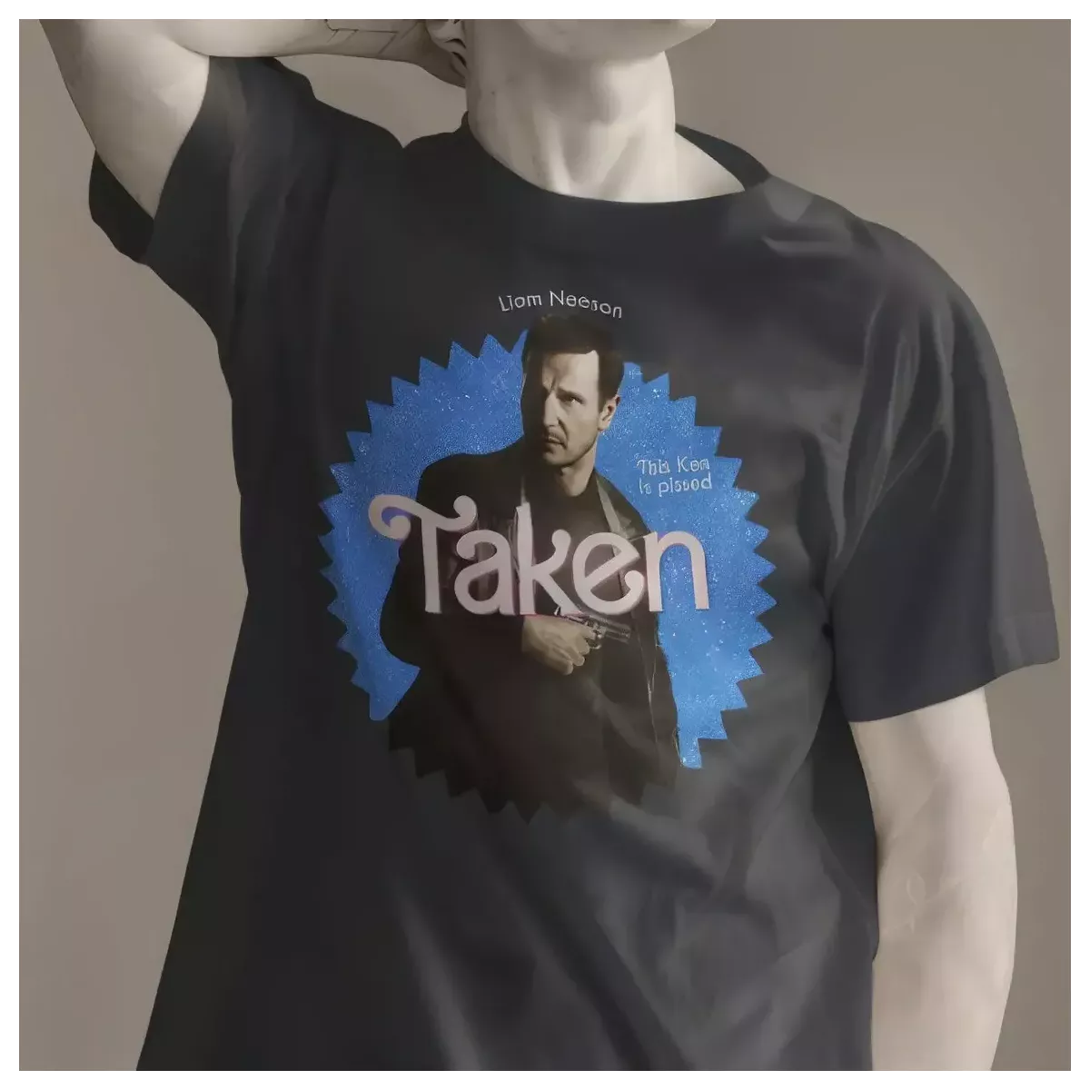 TAKEN t-shirt homme - col rond - 100% coton - 190g/m²