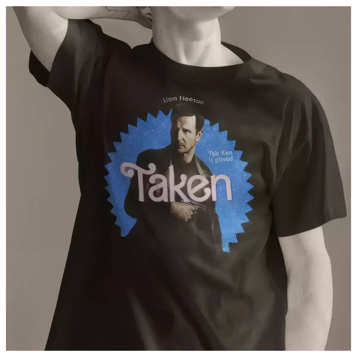 TAKEN t-shirt homme - col rond - 100% coton - 190g/m²