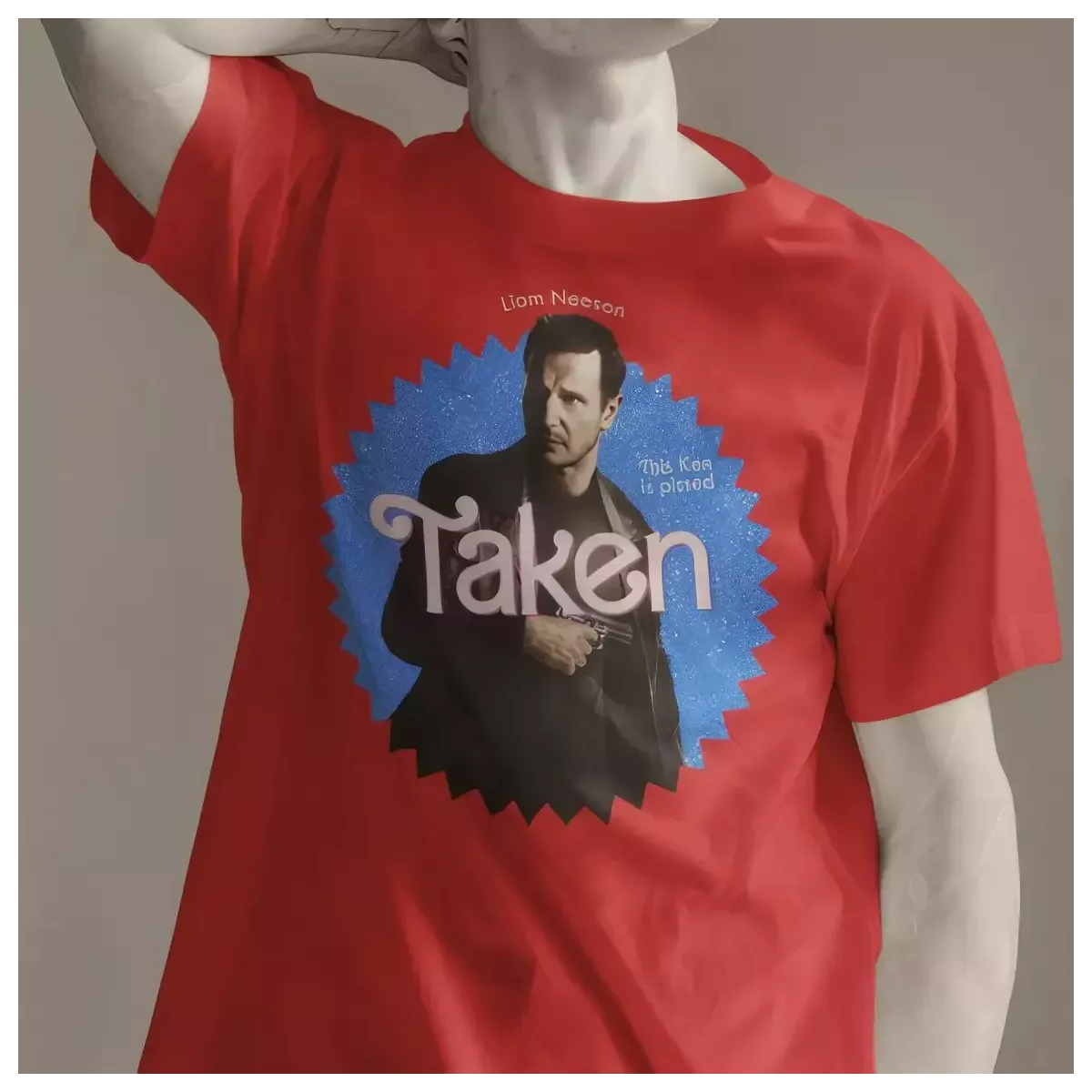 TAKEN t-shirt homme - col rond - 100% coton - 190g/m²