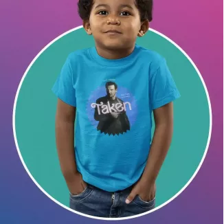 TAKEN t-shirt unisexe enfant - col rond - 100% coton - 150g/m²