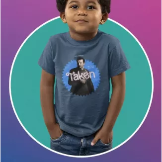 TAKEN t-shirt unisexe enfant - col rond - 100% coton - 150g/m²