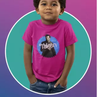 TAKEN t-shirt unisexe enfant - col rond - 100% coton - 150g/m²