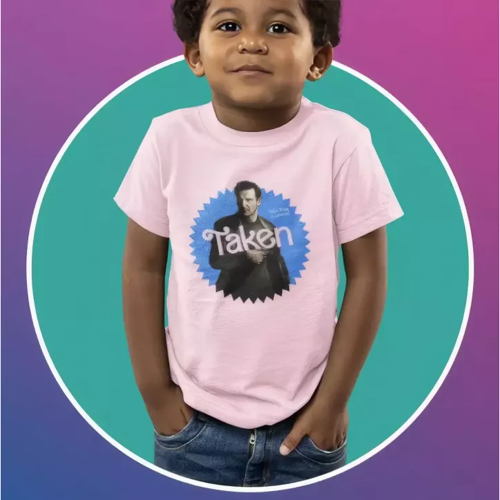 TAKEN t-shirt unisexe enfant - col rond - 100% coton - 150g/m²