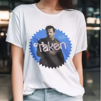 TAKEN t-shirt femme - col rond - 100% coton - 190g/m²