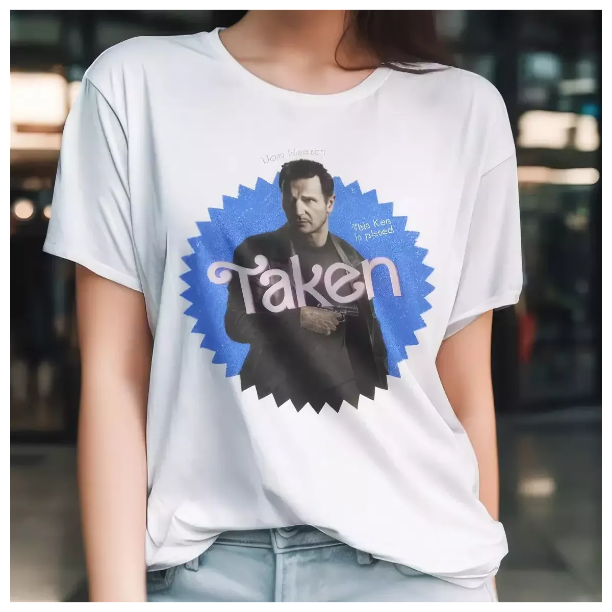 TAKEN t-shirt femme - col rond - 100% coton - 190g/m²