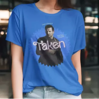 TAKEN t-shirt femme - col rond - 100% coton - 190g/m²