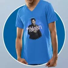 TAKEN t-shirt homme - col V - 100% coton - 190g/m²