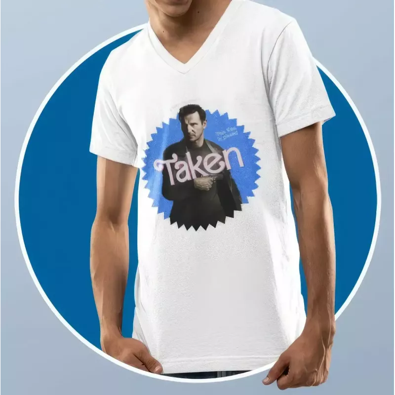 TAKEN t-shirt homme - col V - 100% coton - 190g/m²