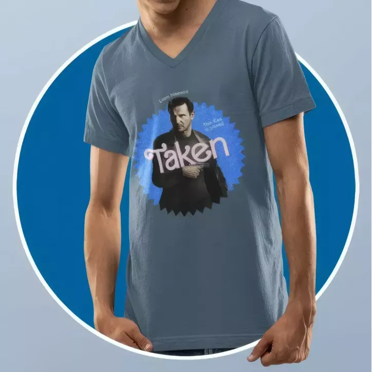 TAKEN t-shirt homme - col V - 100% coton - 190g/m²