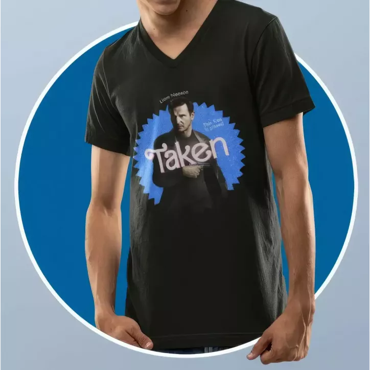 TAKEN t-shirt homme - col V - 100% coton - 190g/m²