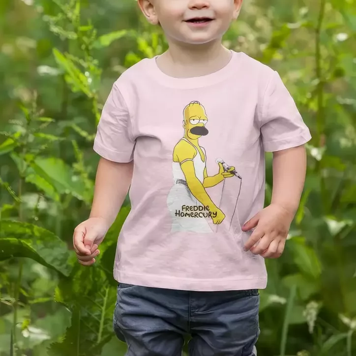 FREDDIE HOMERCURY t-shirt enfant unisexe 100% coton