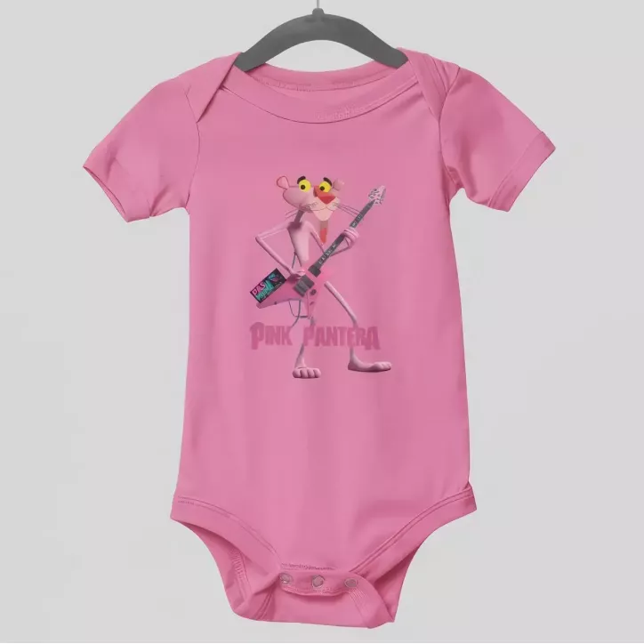 PINK PANTERA body enfant 100% coton