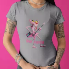 PINK PANTERA t-shirt femme col rond 100% coton