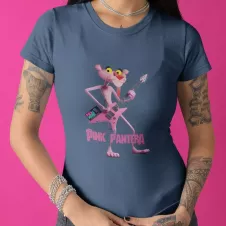 PINK PANTERA t-shirt femme col rond 100% coton