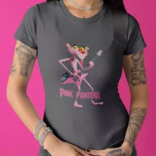 PINK PANTERA t-shirt femme col rond 100% coton