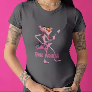 PINK PANTERA t-shirt femme col rond 100% coton