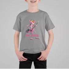 PINK PANTERA t-shirt enfant unisexe 100% coton