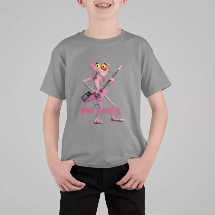 PINK PANTERA t-shirt enfant unisexe 100% coton