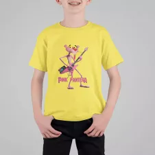 PINK PANTERA t-shirt enfant unisexe 100% coton