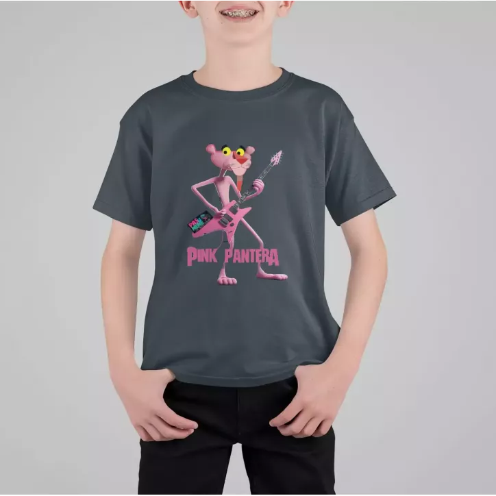 PINK PANTERA t-shirt enfant unisexe 100% coton