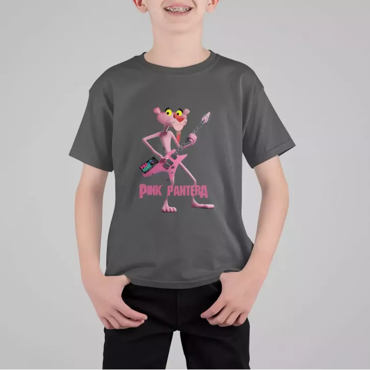 PINK PANTERA t-shirt enfant unisexe 100% coton