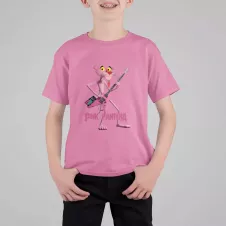 PINK PANTERA t-shirt enfant unisexe 100% coton