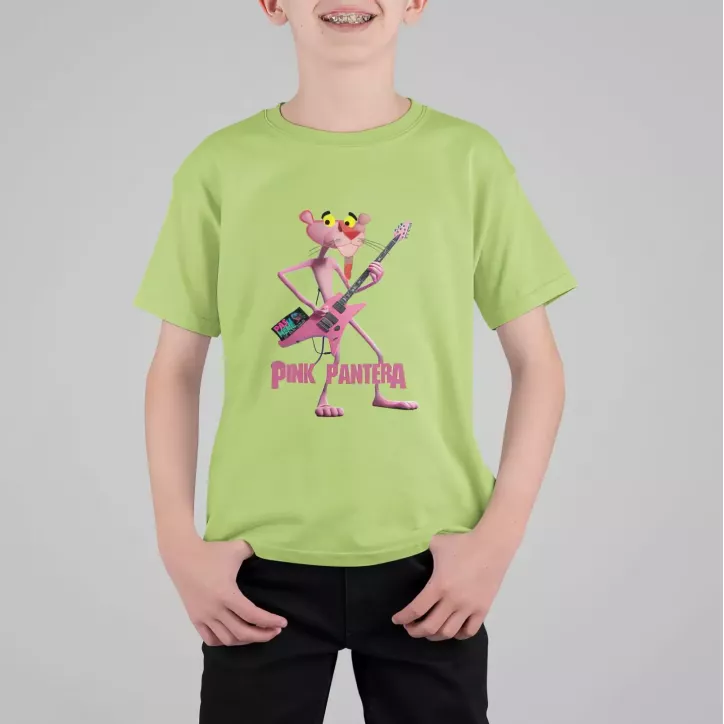 PINK PANTERA t-shirt enfant unisexe 100% coton