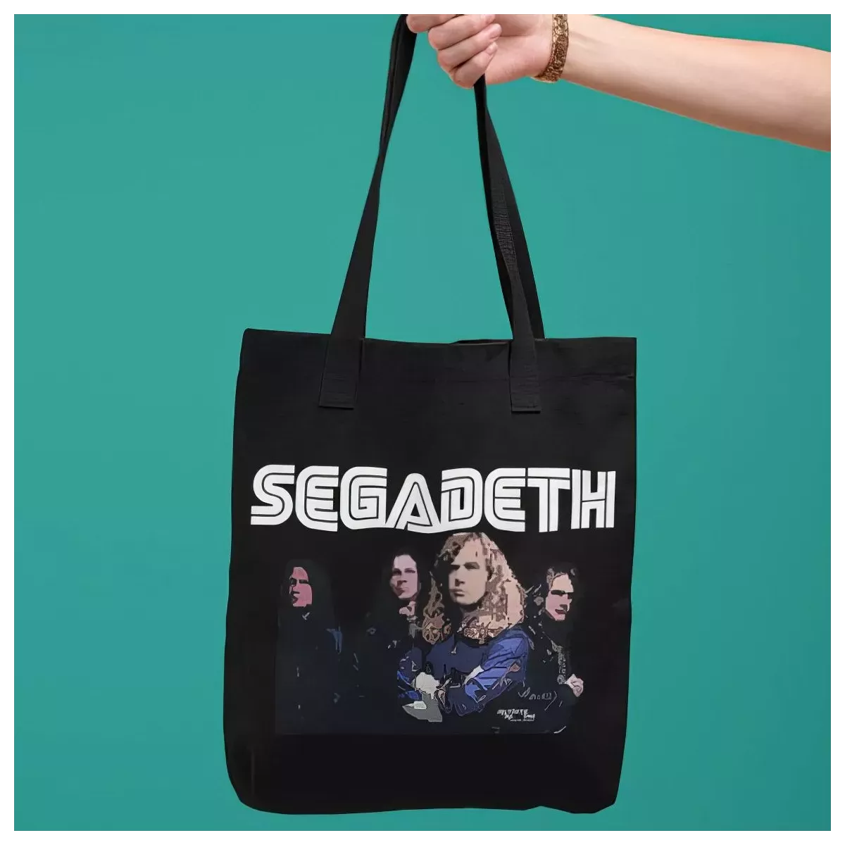 SEGADETH TOTE BAG 100% coton