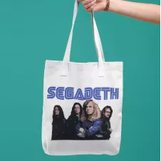 SEGADETH TOTE BAG 100% coton