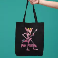 PINK PANTERA tote bag 100% coton