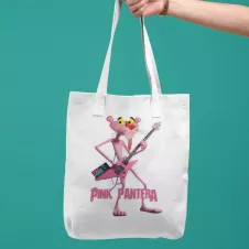 PINK PANTERA tote bag 100% coton