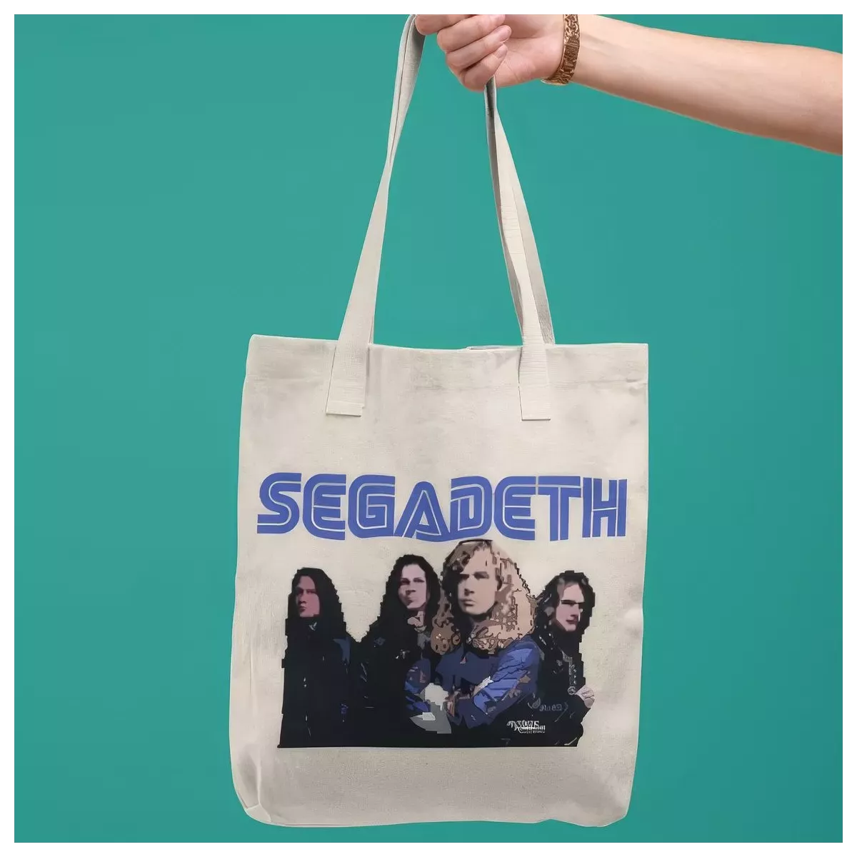 SEGADETH TOTE BAG 100% coton